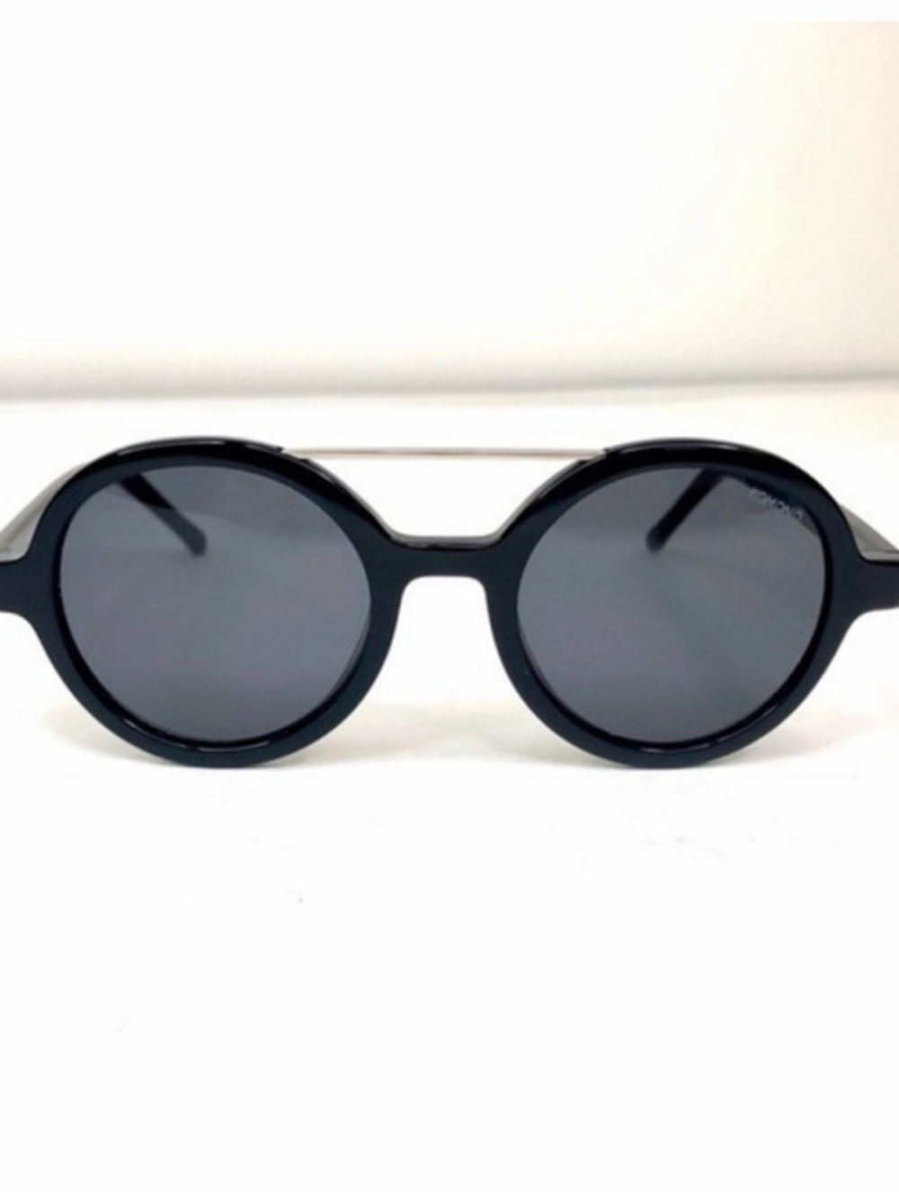 NEW Komono sunglasses black round Vivien Glossy Black